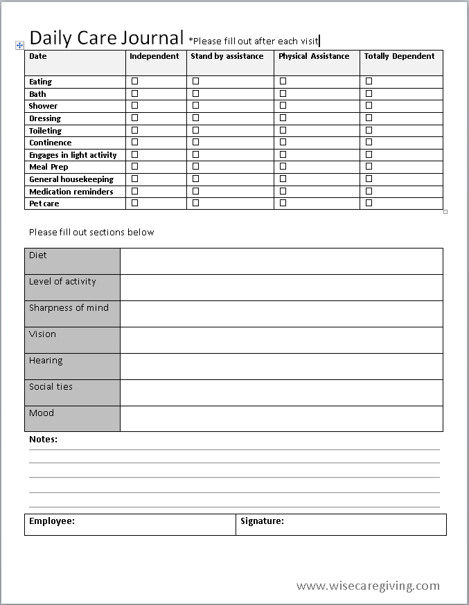 free-printable-caregiver-log-templates-printable-download