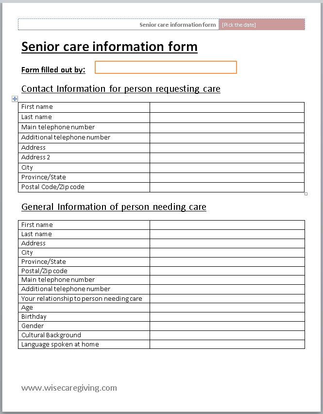 Free Caregiver Contract Agreement Pdf Word Eforms