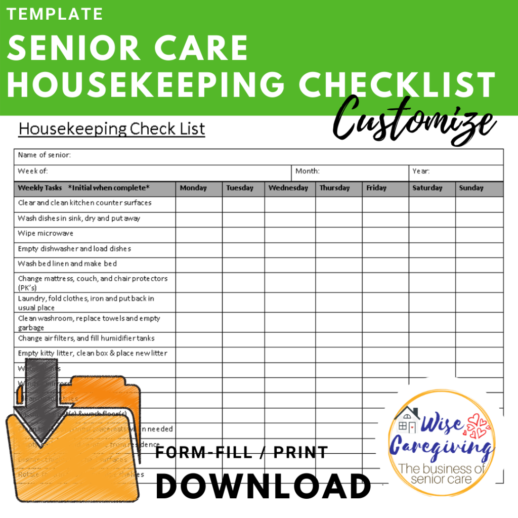 what is housekeeping assignment sheet